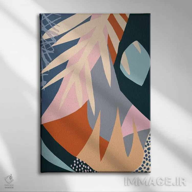 تابلو آبسترهٔ چهل و پنج (XLV) اثر آرت میرانو - نمای روبهرو روی دیوار