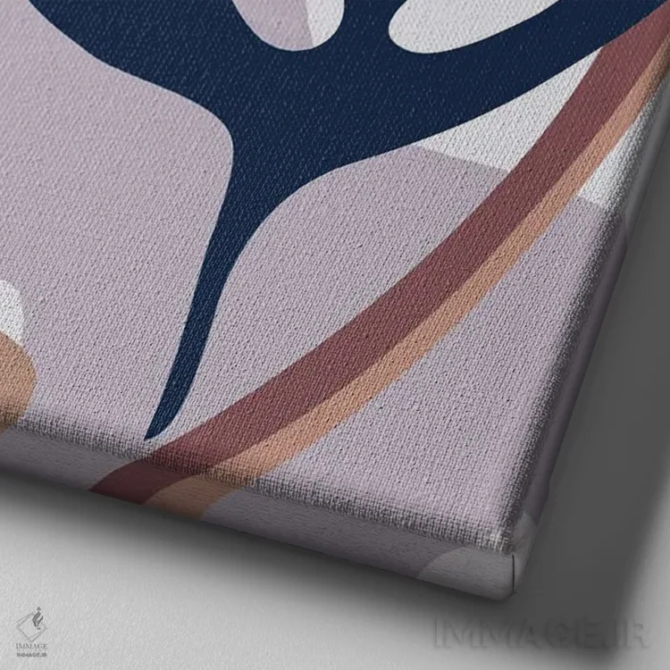 تابلو آبسترهٔ چهل و شش (XLVI) اثر آرت میرانو - نمای نزدیک بافت بوم