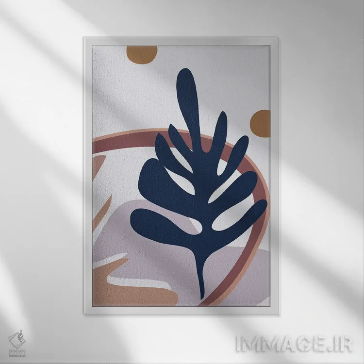 تابلو آبسترهٔ چهل و شش (XLVI) اثر آرت میرانو - نمای قابدار سفید