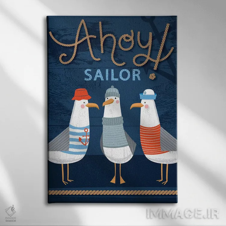 تابلو تفریح در ساحل II اثر آرولین ویدرهولد - نمای روبهرو روی دیوار