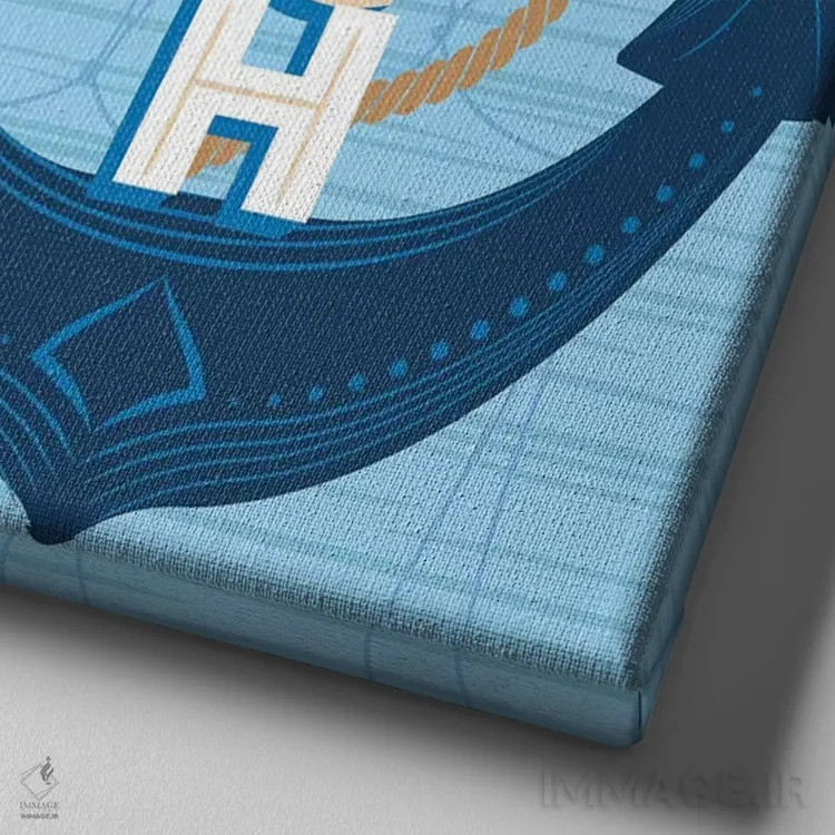 تابلو تفریح در ساحل III اثر آرولین ویدرهولد - نمای نزدیک بافت بوم