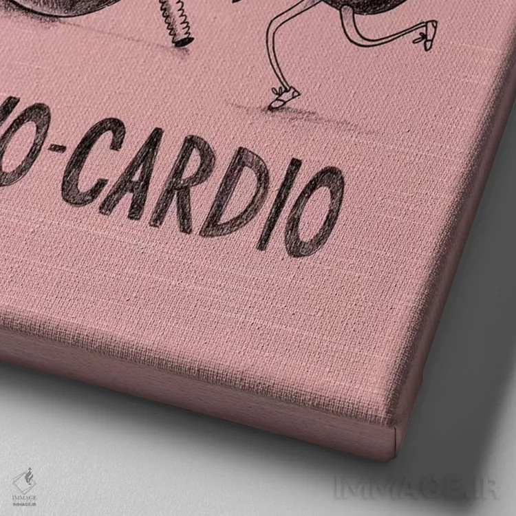 تابلو بسیار شوخطبع III اثر آرولین ویدرهولد - نمای نزدیک بافت بوم