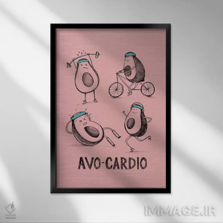 تابلو بسیار شوخطبع III اثر آرولین ویدرهولد - نمای قابدار مشکی