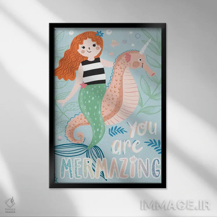 تابلو تفریح افسانهای (قصه پریان) اثر آرولین ویدرهولد - نمای قابدار مشکی