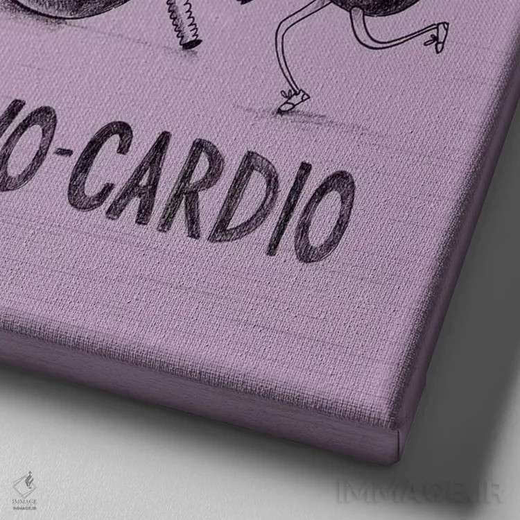 تابلو بسیار شوخطبع V اثر آرولین ویدرهولد - نمای نزدیک بافت بوم