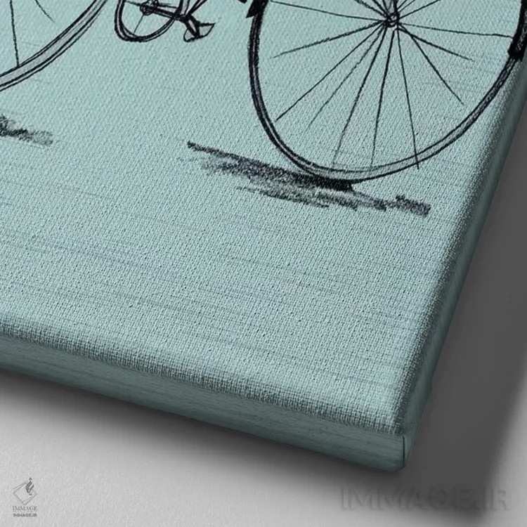 تابلو شوخیهای خیلی بامزه ۱۲ اثر آرولین ویدرهولد - نمای نزدیک بافت بوم