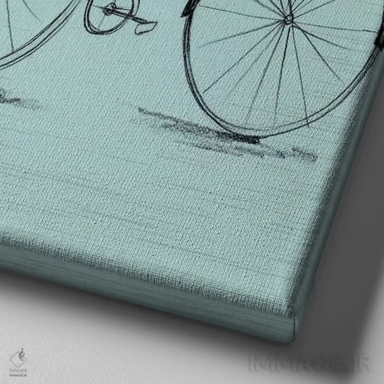 تابلو شوخیهای خیلی بامزه ۱۳ اثر آرولین ویدرهولد - نمای نزدیک بافت بوم