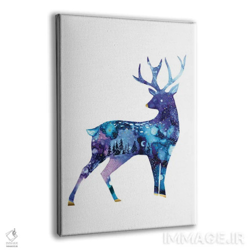 تابلو حیوانات آسمانی ۱ اثر آرولین ویدرهولد - نمای پرسپکتیو محصول