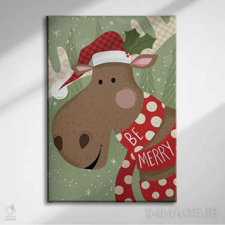 تابلو شاد باش اثر آرولین ویدرهولد - نمای روبهرو روی دیوار