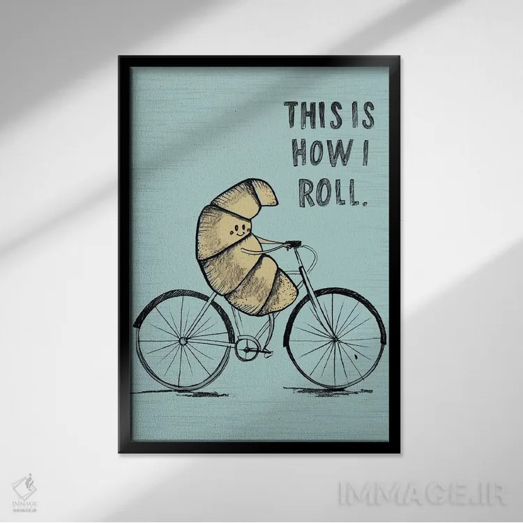 تابلو شوخیهای خیلی بامزه ۱۱ اثر آرولین ویدرهولد - نمای قابدار مشکی