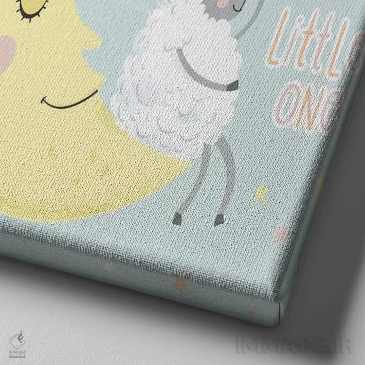 تابلو ماجراجویی کودکانه ۴ اثر آرولین ویدرهولد - نمای نزدیک بافت بوم