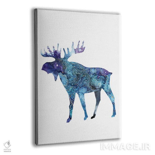 تابلو حیوانات آسمانی ۳ اثر آرولین ویدرهولد - نمای پرسپکتیو محصول