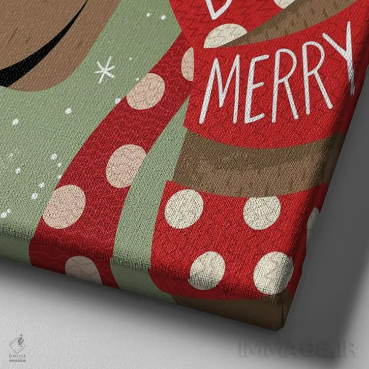 تابلو شاد باش اثر آرولین ویدرهولد - نمای نزدیک بافت بوم