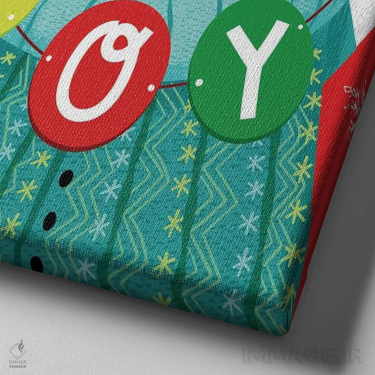 تابلو شادی اثر آرولین ویدرهولد - نمای نزدیک بافت بوم