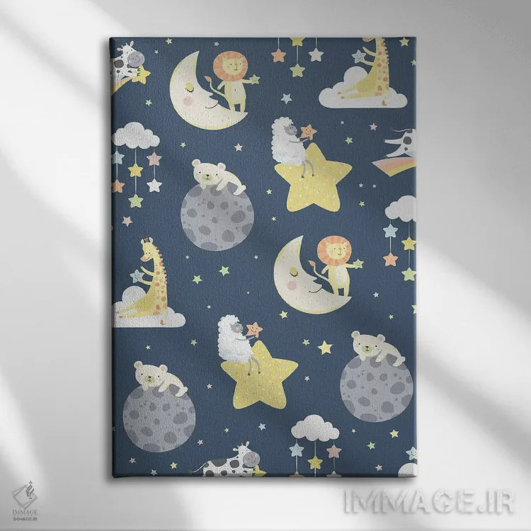 تابلو ماجراجویی کودکانه ۶ اثر آرولین ویدرهولد - نمای روبهرو روی دیوار