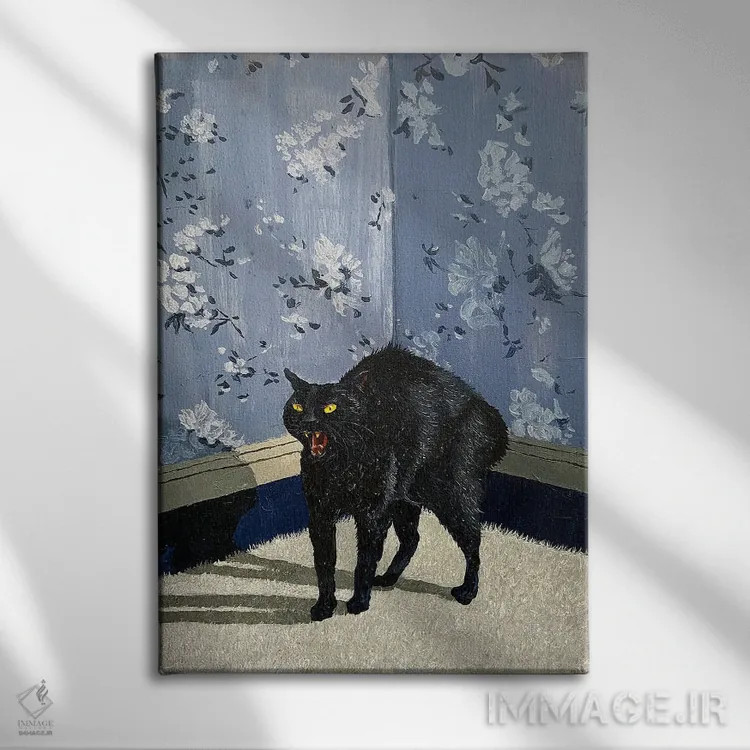 تابلو در گوشه گیر افتاده اثر آرتور ریو - نمای روبهرو روی دیوار