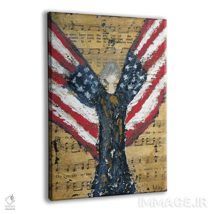 تابلو سرود نبرد اثر اشلی بردلی - نمای پرسپکتیو محصول