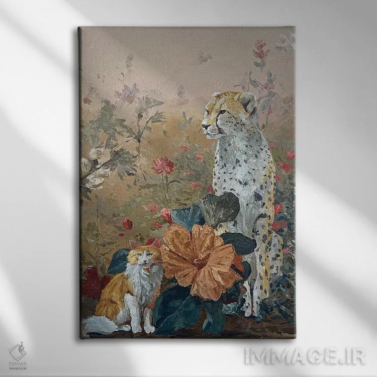 تابلو فِلیدئوفلورا اثر آرتور ریو - نمای روبهرو روی دیوار