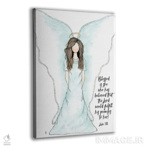 تابلو فرشتهٔ وعدهها اثر اشلی بردلی - نمای پرسپکتیو محصول
