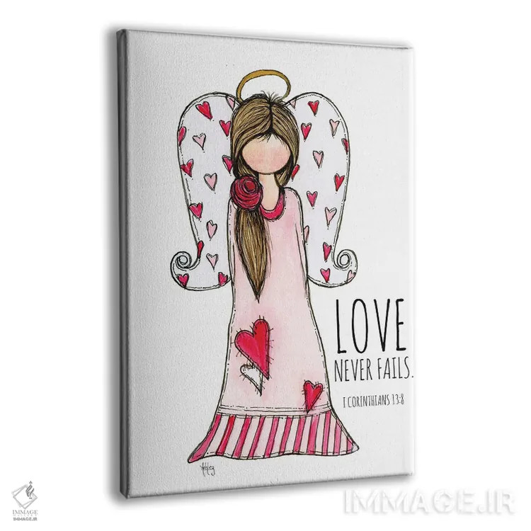 تابلو عشق هرگز شکست نمیخورد اثر اشلی بردلی - نمای پرسپکتیو محصول