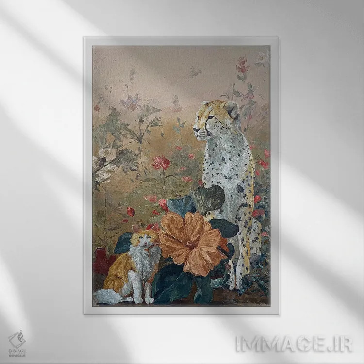 تابلو فِلیدئوفلورا اثر آرتور ریو - نمای قابدار سفید