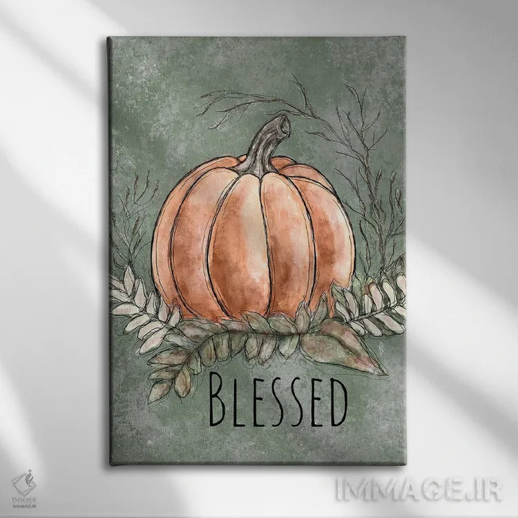 تابلو مبارک II اثر اشلی بردلی - نمای روبهرو روی دیوار