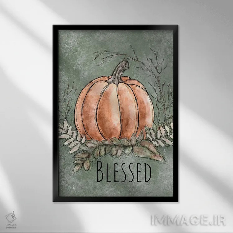 تابلو مبارک II اثر اشلی بردلی - نمای قابدار مشکی