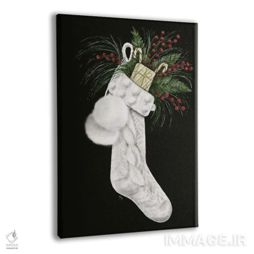 تابلو جوراب کریسمس اثر اشلی بردلی - نمای پرسپکتیو محصول