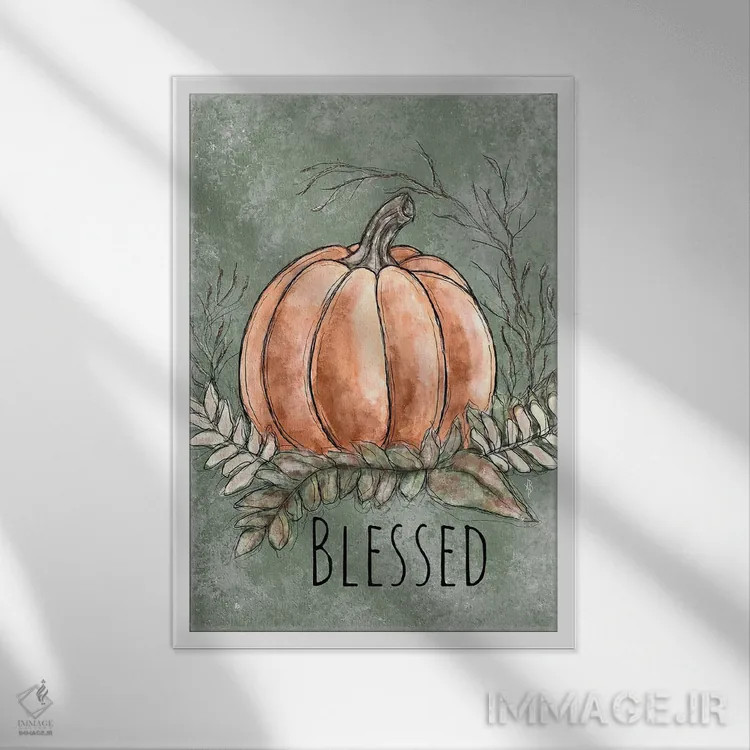 تابلو مبارک II اثر اشلی بردلی - نمای قابدار سفید