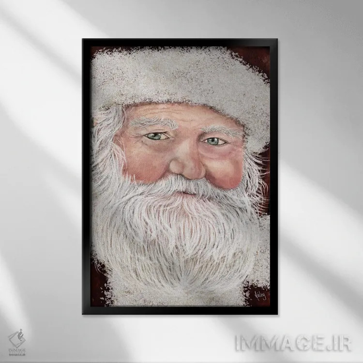 تابلو همیشه ایمان داشته باش اثر اشلی بردلی - نمای قابدار مشکی