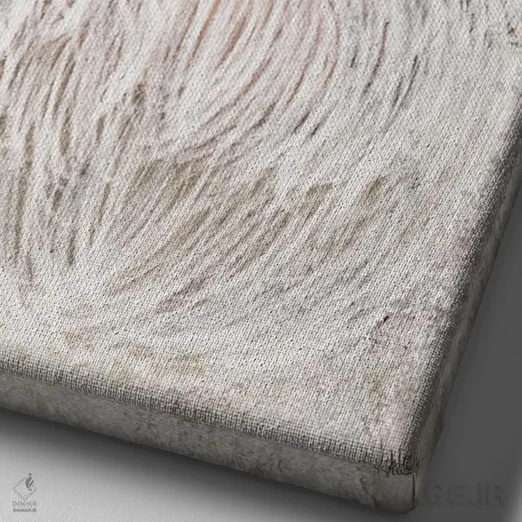 تابلو همیشه ایمان داشته باش II اثر اشلی بردلی - نمای نزدیک بافت بوم