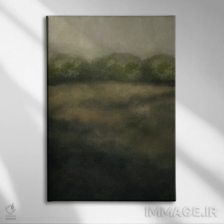 تابلو منظرهٔ احساسی II اثر اشلی بردلی - نمای روبهرو روی دیوار