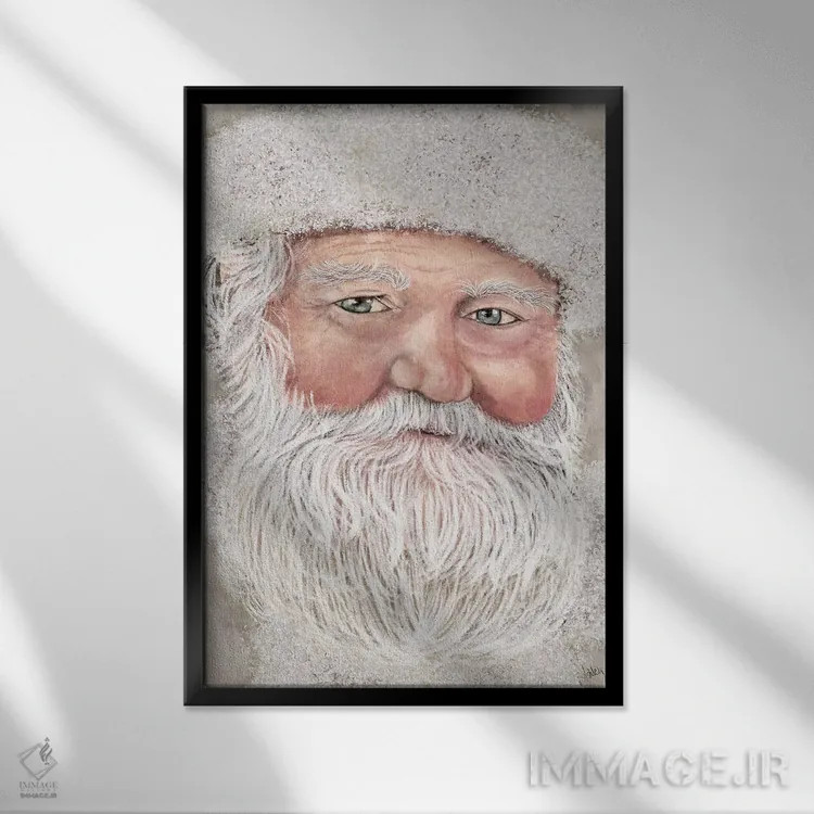 تابلو همیشه ایمان داشته باش II اثر اشلی بردلی - نمای قابدار مشکی