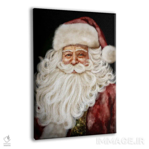 تابلو بابانوئل قرمز اثر اشلی بردلی - نمای پرسپکتیو محصول