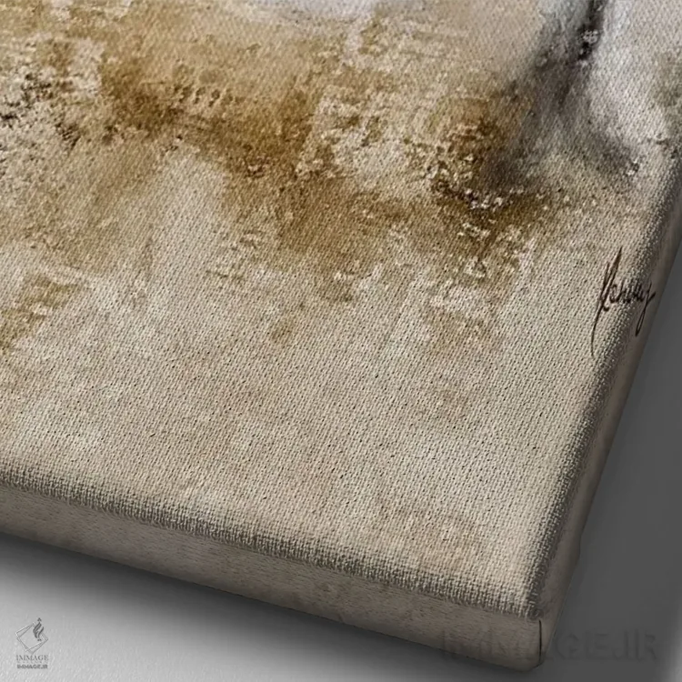 تابلو شب مقدس اثر اشلی بردلی - نمای نزدیک بافت بوم