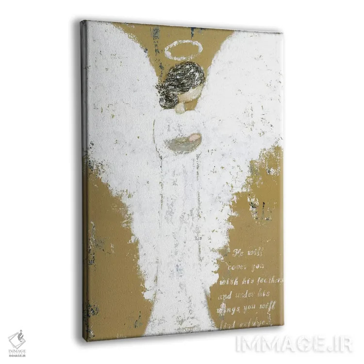 تابلو فرشته در حال نگه داشتن کودک اثر اشلی بردلی - نمای پرسپکتیو محصول