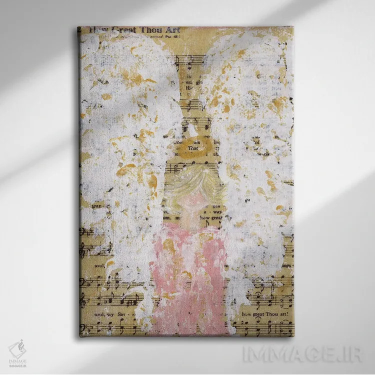 تابلو چه عظیم است تو (بلوند) اثر اشلی بردلی - نمای روبهرو روی دیوار