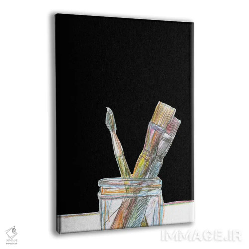 تابلو قلمموها اثر آلن سگال - نمای پرسپکتیو محصول