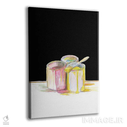 تابلو رنگ بیشتر اثر آلن سگال - نمای پرسپکتیو محصول