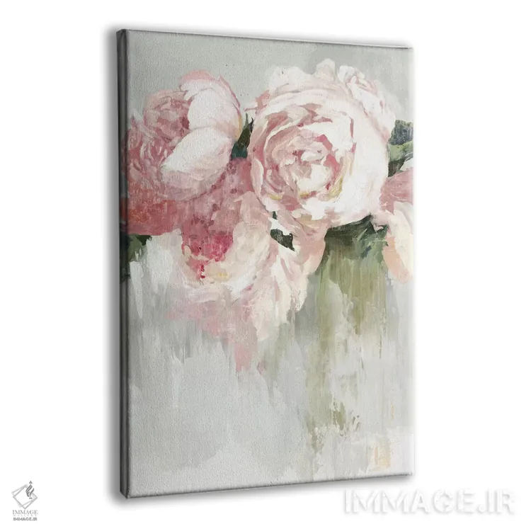 تابلو گلهای صدتومانی اثر آسیا جنسن - نمای پرسپکتیو محصول