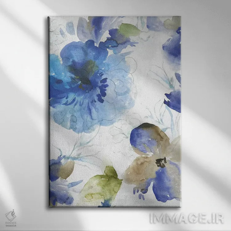 تابلو گیاهان بریل II اثر آسیا جنسن - نمای روبهرو روی دیوار