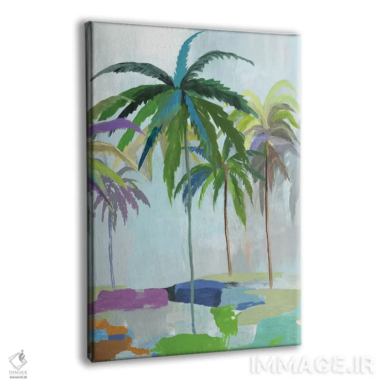 تابلو تابستان استوایی اثر آسیا جنسن - نمای پرسپکتیو محصول