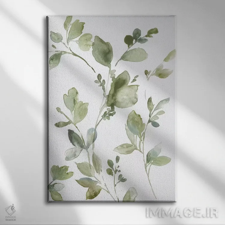 تابلو سلام به صبح I اثر آسیا جنسن - نمای روبهرو روی دیوار