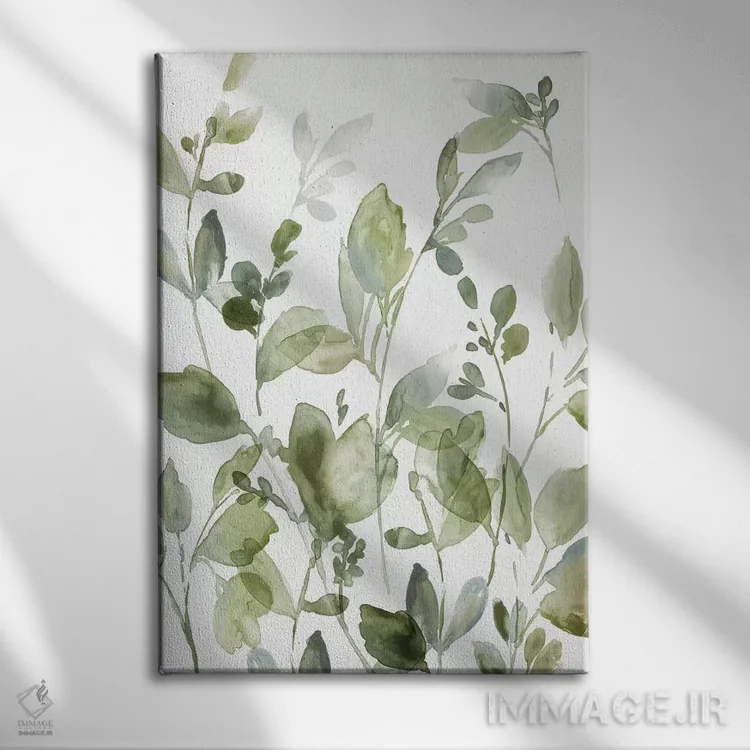 تابلو سلام به صبح II اثر آسیا جنسن - نمای روبهرو روی دیوار