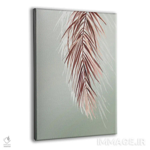 تابلو علفها و نخلها II اثر آسیا جنسن - نمای پرسپکتیو محصول