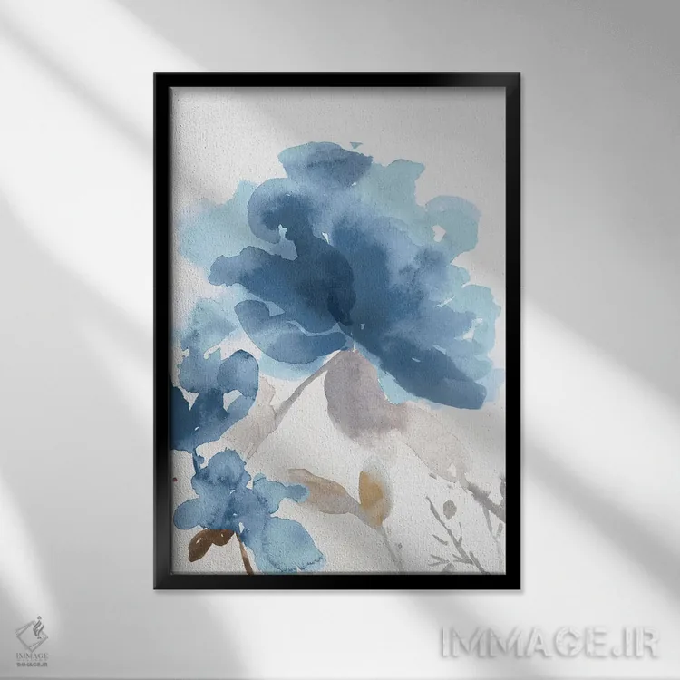 تابلو آرام بیدارم کن II اثر آسیا جنسن - نمای قابدار مشکی