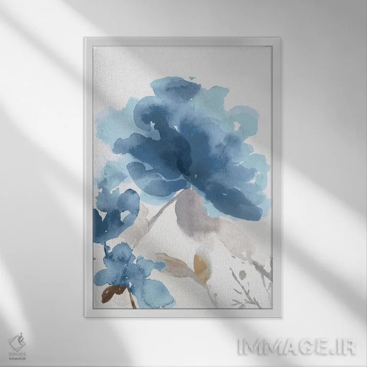 تابلو آرام بیدارم کن II اثر آسیا جنسن - نمای قابدار سفید