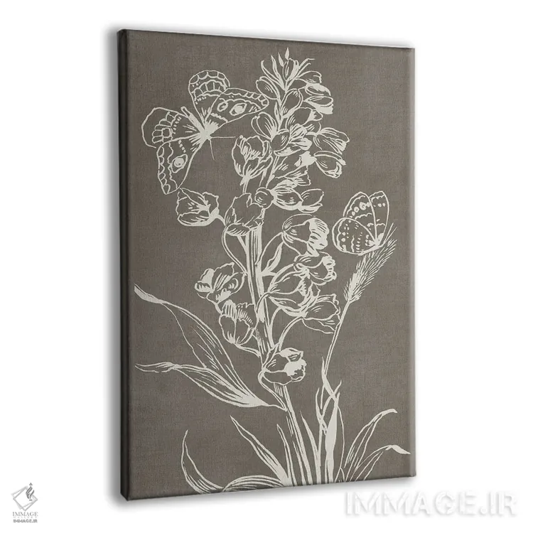 تابلو تمبر گیاهی I اثر آسیا جنسن - نمای پرسپکتیو محصول