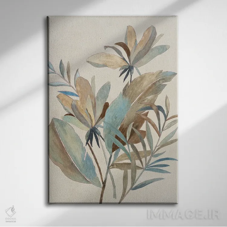 تابلو استوایی کلاسیک II اثر آسیا جنسن - نمای روبهرو روی دیوار