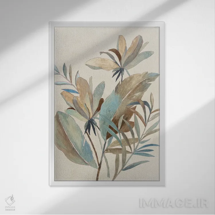 تابلو استوایی کلاسیک II اثر آسیا جنسن - نمای قابدار سفید